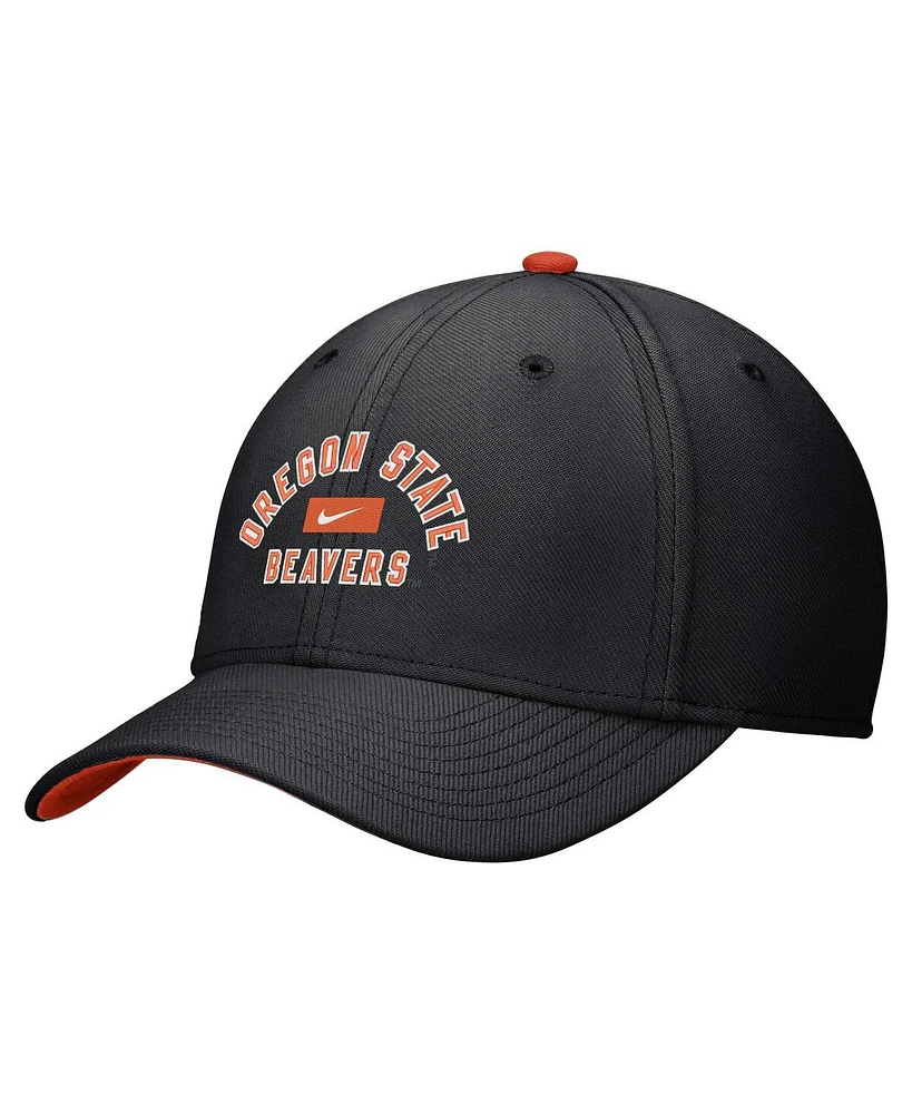 Nike Men's Black Oregon State Beavers Rise Flex Hat