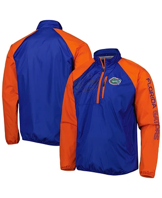 G-iii Sports by Carl Banks Men's Royal/Orange Florida Gators Point Guard Raglan Half-Zip Jacket