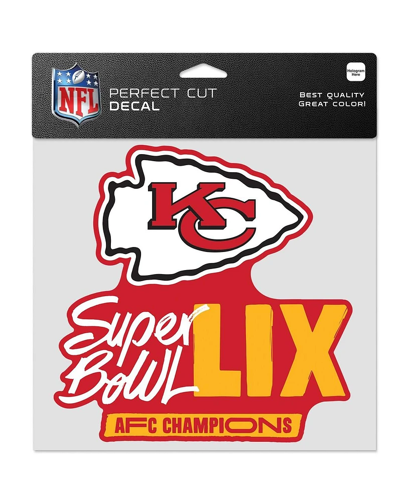 Wincraft Kansas City Chiefs 2024 Afc Champions 8" x 8" Perfect Cut Decal