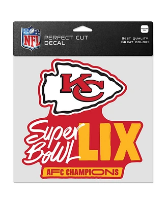 Wincraft Kansas City Chiefs 2024 Afc Champions 8" x 8" Perfect Cut Decal