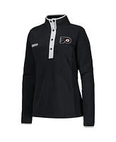 Columbia Women's Black Philadelphia Flyers Benton Springs Half-Snap Jacket