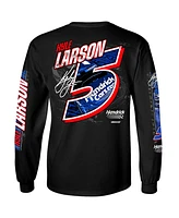 Hendrick Motorsports Team Collection Men's Black Kyle Larson Long Sleeve T-Shirt