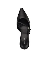 Calvin Klein Women's Jansy Buckle Strap Mid-Stiletto Pumps