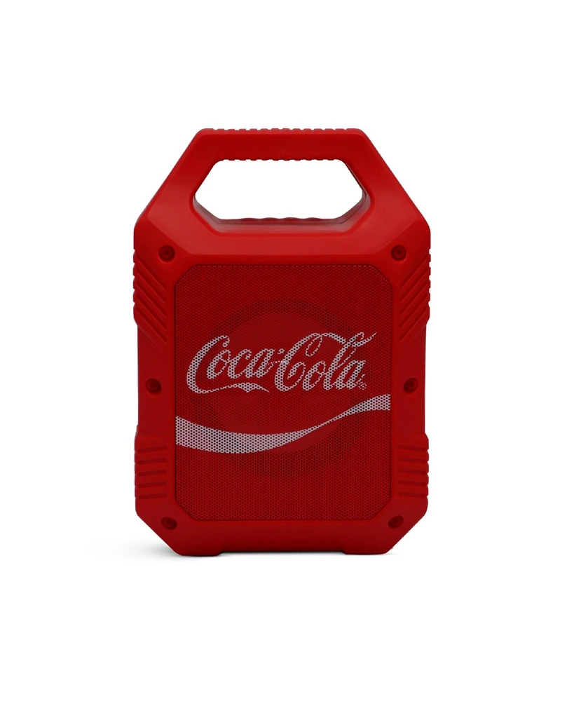 Coca-Cola Light Weight Mini Party Speaker with Led Lights and Fm Radio