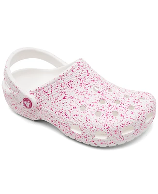 Crocs Big Kids Classic Splatter Paint Clogs from Finish Line