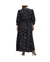 Plus Jolene Print Maxi Dress