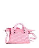 Pre-Owned Balenciaga Xs Neo Cagole City Bag Bb Denim