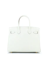 Pre-Owned Hermes Birkin 30 Handbag Light Togo with Gold Hardware