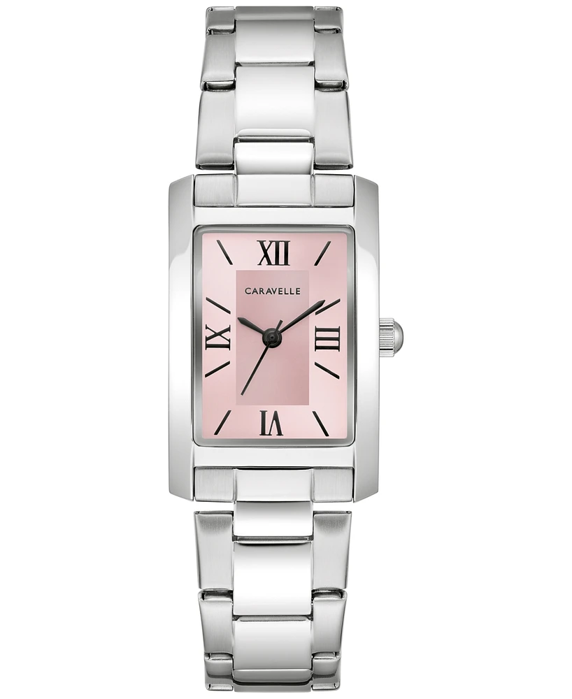 Caravelle Women's Classic Stainless Steel Bracelet Watch 21mm