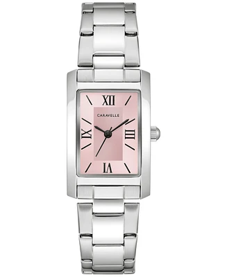 Caravelle Women's Classic Stainless Steel Bracelet Watch 21mm