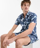 Original Penguin Mens Tropical Shirt Shorts