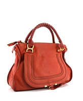 Pre-Owned Chloe Large Marcie Shoulder Bag Leather