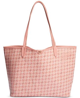Sam Edelman Harper Large Monogram Black Shopper