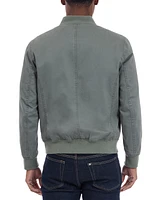 Lucky Brand Men's Garment-Dyed Full-Zip Bomber Jacket