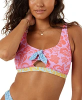 Roxy Juniors' Tapestry Patchwork Convertible Bralette