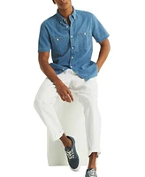Nautica Men's Chambray Short-Sleeve Shirt