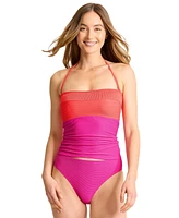 Tommy Bahama Women's Colorblocked Convertible Bandini Top