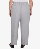 Alfred Dunner Plus Estate of Mind Pull-On Short Length Pants