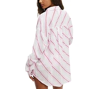Cotton On Women's The Essential Beach Cover-Up Shirt