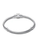 Pandora Moments Marvel Logo Clasp Snake Chain Bracelet