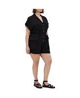 Plus Jade Playsuit