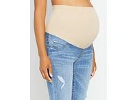 Women's Indigo Blue Sustainable Secret Fit Over the Belly Skinny Leg Maternity Jeans - Motherhood