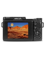 Minolta MND30 30MP 2.7K Qhd 3.0" Lcd Screen Digital Camera, Blue