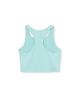 Lands' End Girls Active Crop Tank