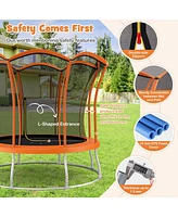 Unique Flower Shape Trampoline with Galvanized Steel Frame