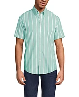 Lands' End Men's Short Sleeve No Iron Twill Shirt