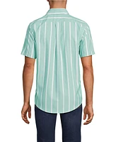 Lands' End Men's Short Sleeve No Iron Twill Shirt