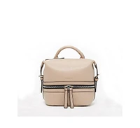 Susu The Ashley Leather Backpack Purse Beige