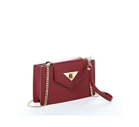 Susu Mini Crossbody Bag Small Leather Burgundy Purse Wristlet Women's Handbag