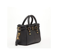 Susu The Emma Leather Satchel Bag Black