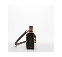 Susu The Jessica Small Leather Crossbody Bag Black