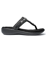 Minnetonka Women's Brecca Embellished Thong Sandals