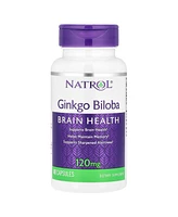 Natrol Ginkgo Biloba, 120 mg, 60 Capsules, Herbal Supplements