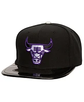 Mitchell & Ness Men's Black Chicago Bulls Day 11 Snapback Hat