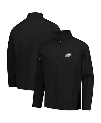 Dunbrooke Men's Black Philadelphia Eagles Sonoma Softshell Full-Zip Jacket