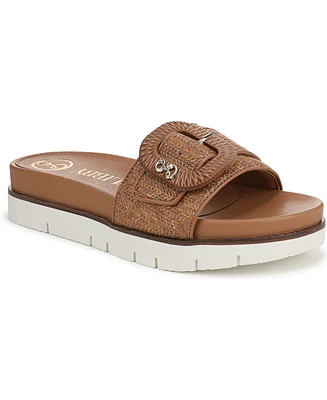 Sam and Libby Women's Andi Buckle Platform Footbed Sandals