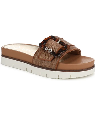 Sam and Libby Women's Andi2 Buckle Platform Footbed Sandals