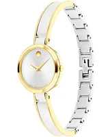 Movado Women's Moda Swiss Quartz Stainless-Steel Yellow Pvd Watch, 24mm
