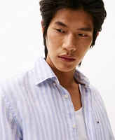 Tommy Hilfiger Men's Regular-Fit Stripe Linen Shirt