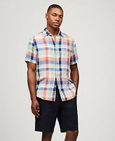 Tommy Hilfiger Men's Regular-Fit Linen Madras Shirt