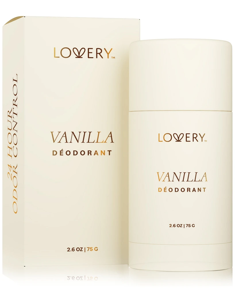 Lovery Vanilla Deodorant Stick, 2.6 oz.