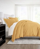 ienjoy Home Double Brushed Solid Duvet Cover Set