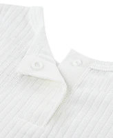 Huggies Baby Cotton T-Shirt & Striped Romper, 2 Piece Set