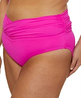 Becca Etc Plus Marble Canyon High Waist Bikini Bottoms