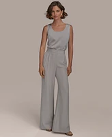 Donna Karan New York Women's Pleated Wide-Leg Pants