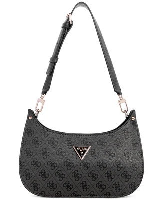 Guess Meridian Monogram Small Top Zip Shoulder Bag